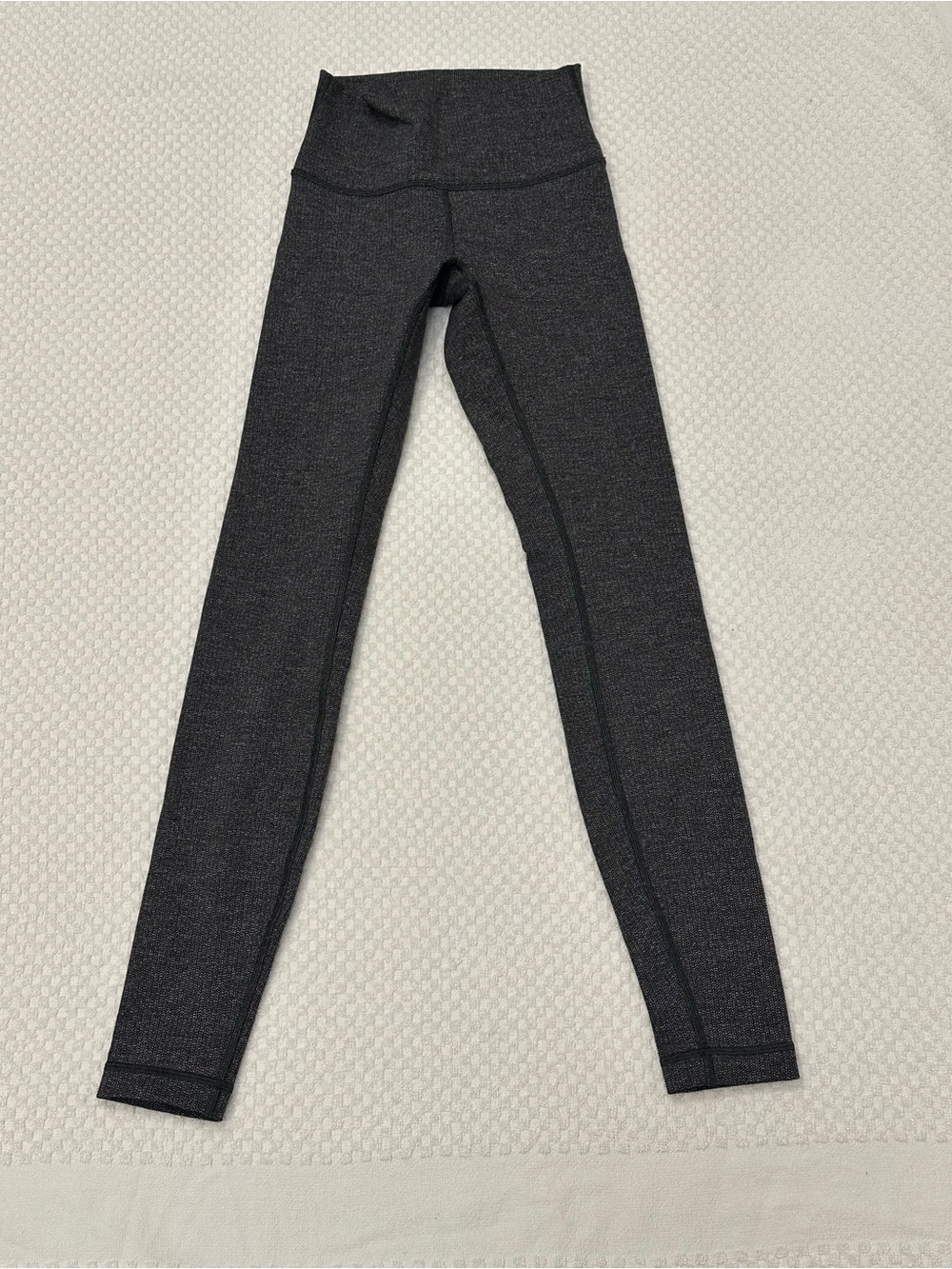 lululemon athletica High-Waist Heathered Black Leggings